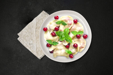 Raviolis XL traditionnels au griottes